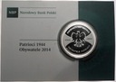 20 zł złotych 2014 Patrioci 1944 Obywatele SREBRO