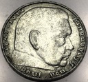 Niemcy 2 marki Reichsmark 1938 Hindenburg SREBRO