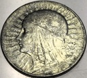 5 zł złotych 1934 Głowa Kobiety Polonia Babka SREBRO