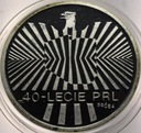 PRÓBA 1000 zł złotych 1984 40-lecie PRL Ag RZADKA