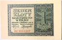 1941 1 zł Jeden Złoty, seria BE