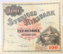 Szwecja 100 Kronor Koron 1961 RZADKI