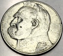 5 zł złotych 1934 Józef Piłsudski ORZEŁ ZWYKŁY SREBRO
