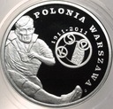 5 zł złotych 2011 Polonia Warszawa SREBRO