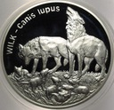 20 zł złotych 1999 Wilk Wilki SREBRO