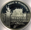 20 zł złotych 2000 WILANÓW Pałac w Wilanowie SREBRO