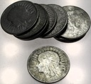 LOT 10 x 2 zł Głowa Kobiety INWESTYCJA SREBRO