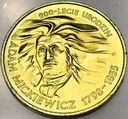 2 zł złote 1998 Adam Mickiewicz