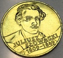 2 zł złote 1999 Juliusz Słowacki