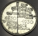 5 zł złotych 1930 r. Sztandar RZADKA SREBRO