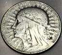 5 zł złotych 1934 Głowa Kobiety Polonia Babka SREBRO