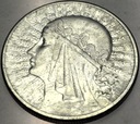10 zł złotych 1932 Głowa Kobiety Polonia Babka SREBRO