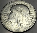 10 zł złotych 1933 Głowa Kobiety Polonia Babka SREBRO