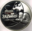 10 zł złotych 2000 Solidarność 1980 SREBRO