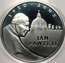 10 zł złotych 2005 Jan Paweł II 1920 2005 SREBRO