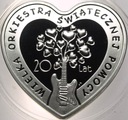 10 zł złotych 2012 20 lat WOŚP SERCE SREBRO