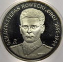 200000 zł złotych 1990 Stefan Rowecki Grot SREBRO
