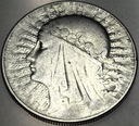 10 zł złotych 1933 Głowa Kobiety Polonia Babka SREBRO