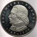 100 zł złotych 1976 Kazimierz Pułaski SREBRO BEZ KAPSLA