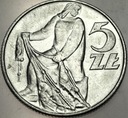 5 zł pięć złotych z Rybakiem 1960 Rybak