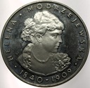 100 zł złotych 1975 Helena Modrzejewska SREBRO