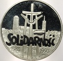 100000 zł 1990 Solidarność MAŁA GRUBA RZADKA