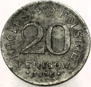 Królestwo Polskie 20 Fenigów 1918 niemiecka okupacja