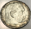 Niemcy 2 marki Reichsmark 1939 Hindenburg SREBRO