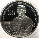 10 zł złotych 2009 BANKOWOŚĆ 180 lat bankowości centralnej SREBRO