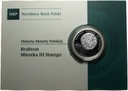 10 zł złotych 2014 brakteat Mieszka III Starego SREBRO