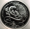 20 zł złotych 2009 Jaszczurka Zielona SREBRO