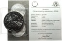 Fabulous Austria 1,5 Euro 2008 Filharmonicy Uncja SREBRO