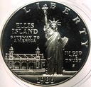 USA 1 dolar dollar 1986 Statua Wolności Ellis Island SREBRO