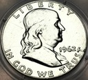 USA 1/2 dolara 1962 Half Dollar Franklin SREBRO