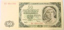 1948 50 zł Pięćdziesiąt Złotych, seria EC (nr 2)