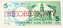 NIEOBIEGOWY 5 zł złotych 1990 ZAMOŚĆ