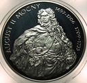 10 zł złotych 2005 August II Mocny PÓŁPOSTAĆ SREBRO