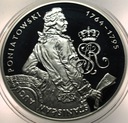 10 zł złotych 2005 Stanisław August Poniatowski PÓŁPOSTAĆ SREBRO