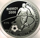 10 zł złotych 2006 Niemcy Mistrzostwa Świata FIFA HOLOGRAM SREBRO (nr 1)