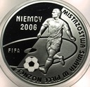 10 zł złotych 2006 Niemcy Mistrzostwa Świata FIFA HOLOGRAM SREBRO (nr 2)