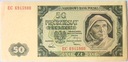 1948 50 zł Pięćdziesiąt Złotych, seria EC (nr 2)