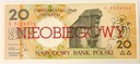 NIEOBIEGOWY 20 zł złotych 1990 GDAŃSK