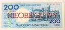 NIEOBIEGOWY 200 zł złotych 1990 KRAKÓW