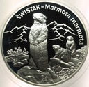 20 zł złotych 2006 Świstak Zwierzęta Świata SREBRO