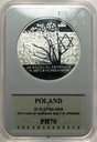20 zł złotych 2008 Getto 65 rocznica Powstania w Getcie Warszawskim SREBRO