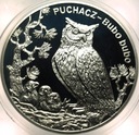20 zł złotych 2005 Puchacz Zwierzęta Świata SREBRO
