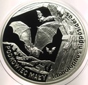 20 zł złotych 2010 Podkowiec Mały nietoperz Zwierzęta Świata SREBRO