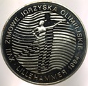 300000 zł złotych 1993 Zimowe Igrzyska Lillehammer SREBRO