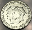 200 zł złotych 1975 XXX rocznica zwycięstwa nad faszyzmem SREBRO