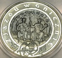 10 zł złotych 2000 GNIEZNO 1000-lecie Zjazdu w Gnieźnie SREBRO